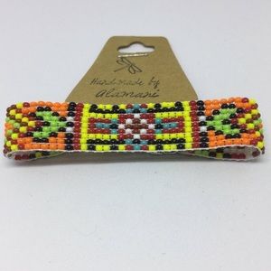 Handmade protective pattern beaded bracelet